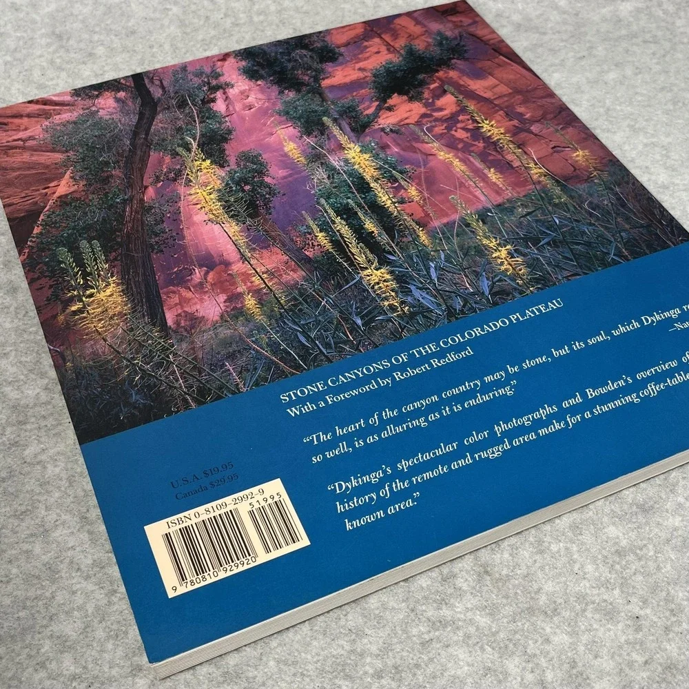 Stone‎ Canyons Of The Colorado Plateau Paperback Book Dykinga Bowden Redford NEW